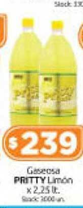 Cordiez Gaseosa pritty limón oferta