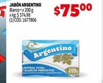 Makro Jabón argentino blanco oferta