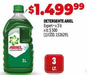 Makro Detergente ariel expert oferta