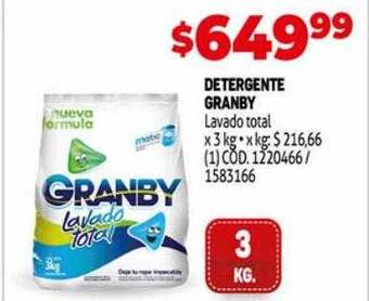 Makro Detergente granby oferta