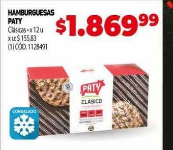 Makro Hamburguesas paty oferta