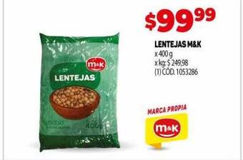 Makro Lentejas m&k oferta