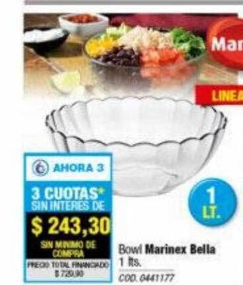 Bowl marinex bella