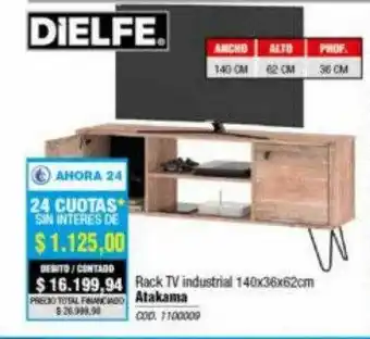 Rio Shop Deco Rack tv industrial atakama dielfe oferta