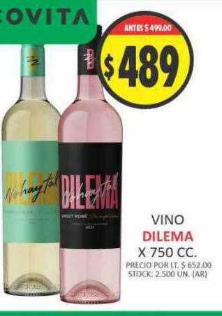 Supermercados Becerra Vino dilema oferta