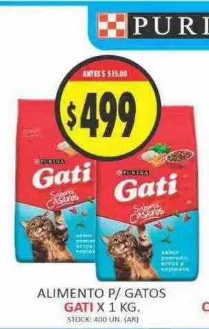 Supermercados Becerra Alimento p gatos gati purina oferta