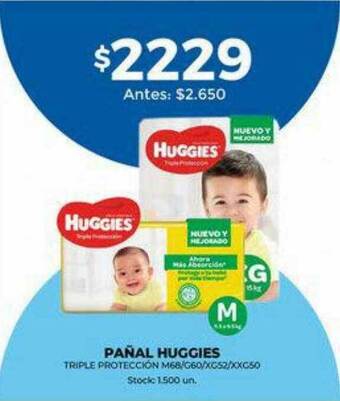 Super MAMI Pañal huggies oferta