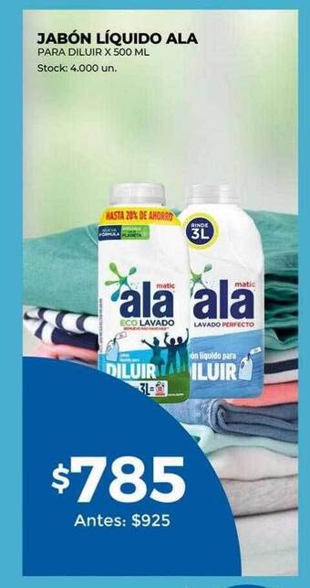 Super MAMI Jabón líquido ala oferta