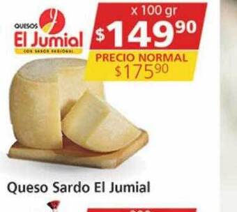 Supermercados Aiello Queso sardo el jumial oferta