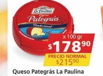 Supermercados Aiello Queso pategrás la paulina oferta