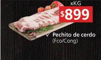 Supermercados Aiello Pechito de cerdo oferta