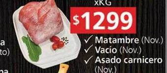 Supermercados Aiello Matambre vacio asado carnicero oferta