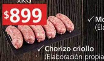 Supermercados Aiello Chorizo criollo oferta
