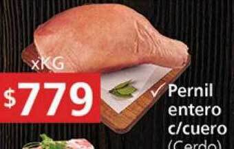 Supermercados Aiello Pernil entero c cuero oferta