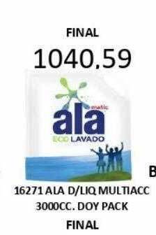 Hipermay Ala d- liq multiacc 3000cc. doy pack oferta
