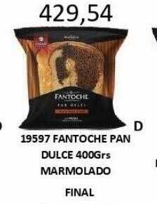 Hipermay Fantoche pan dulce marmolado oferta
