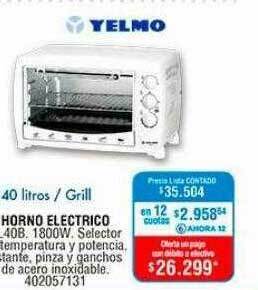 Yelmo horno electrico