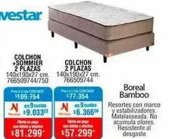 Perozzi Colchón + sommier 2 plazas colchon 2 plazas suavestar oferta