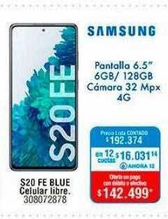 Perozzi Samsung s20 fe blue celular libre oferta