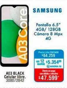 Perozzi Samsung a03 black celular libre oferta