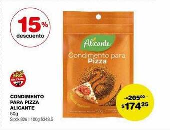 Atomo Conviene Condimento para pizza alicante oferta