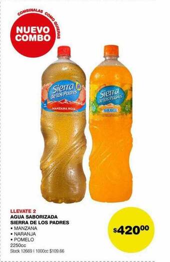 Atomo Conviene Agua saborizada sierra de los padres oferta