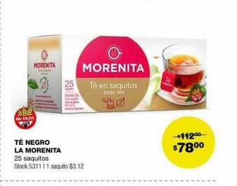 Atomo Conviene Té negro la morenita oferta