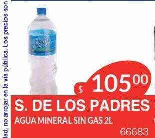 Masivos S de los padres agua mineral sin gas oferta
