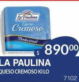 Masivos La paulina queso cremoso oferta