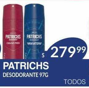 Masivos Patrichs desodorante oferta