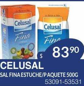 Masivos Celusal sal fina estuche paquete oferta