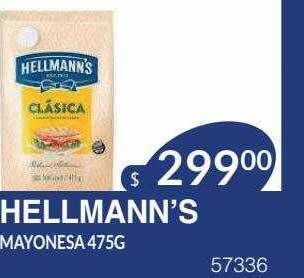 Masivos Hellmann's mayonesa oferta