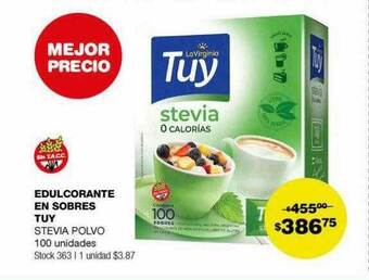 Atomo Conviene Edulcorante en sobres tuy oferta