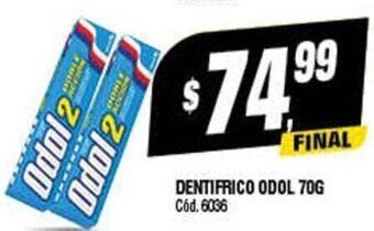 Supermercados Yaguar Dentifrico Odol 70g oferta