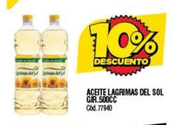 Supermercados Yaguar Aceite Lagrimas Del Sol Gir. 500cc oferta