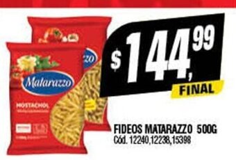 Supermercados Yaguar Fideos Matarazzo 500g oferta