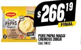 Supermercados Yaguar Pure Papas Maggi Cremoso 200gr oferta