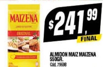 Supermercados Yaguar Almidon Maiz Maizena 550gr oferta