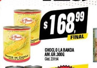 Supermercados Yaguar Choclo La Banda Am. Gr. 300g oferta