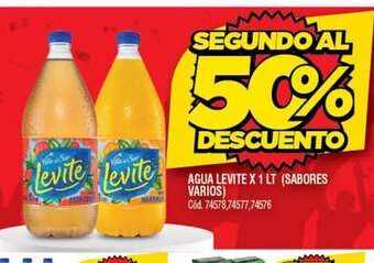 Supermercados Yaguar Agua Levite x 1lt oferta