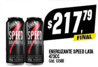 Supermercados Yaguar Energizante Speed Lata 473cc oferta