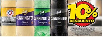 Supermercados Yaguar Gaseosa Cunnington x 1.5lt Común Y Light oferta