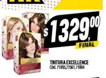 Supermercados Yaguar Tintura Excellence oferta