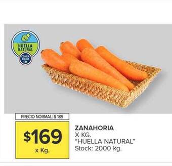 Carrefour Zanahoria x kg huella natural oferta