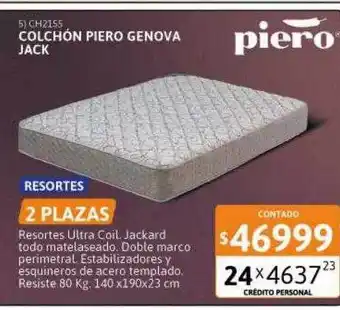 Cetrogar Colchón piero genova jack oferta