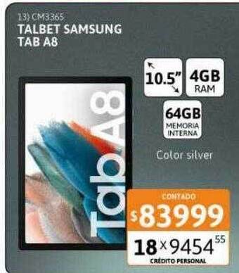 Cetrogar Tablet samsung tab a8 oferta