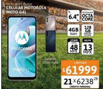 Cetrogar Celular motorola moto g41 oferta