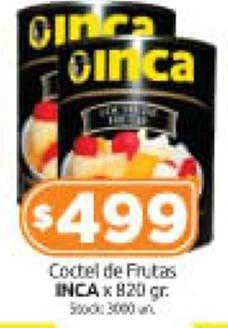 Cordiez Coctel de frutas inca oferta