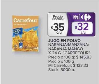Carrefour Market Jugo en polvo oferta