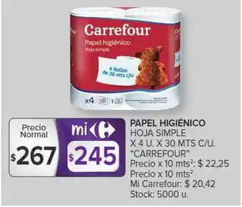 Carrefour Market Papel higiénico oferta
